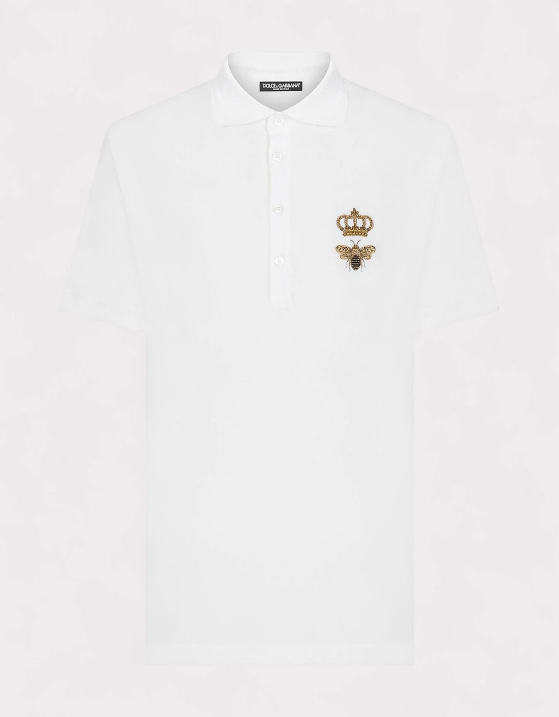 Embroidered Polo Shirt White, 7 of 6