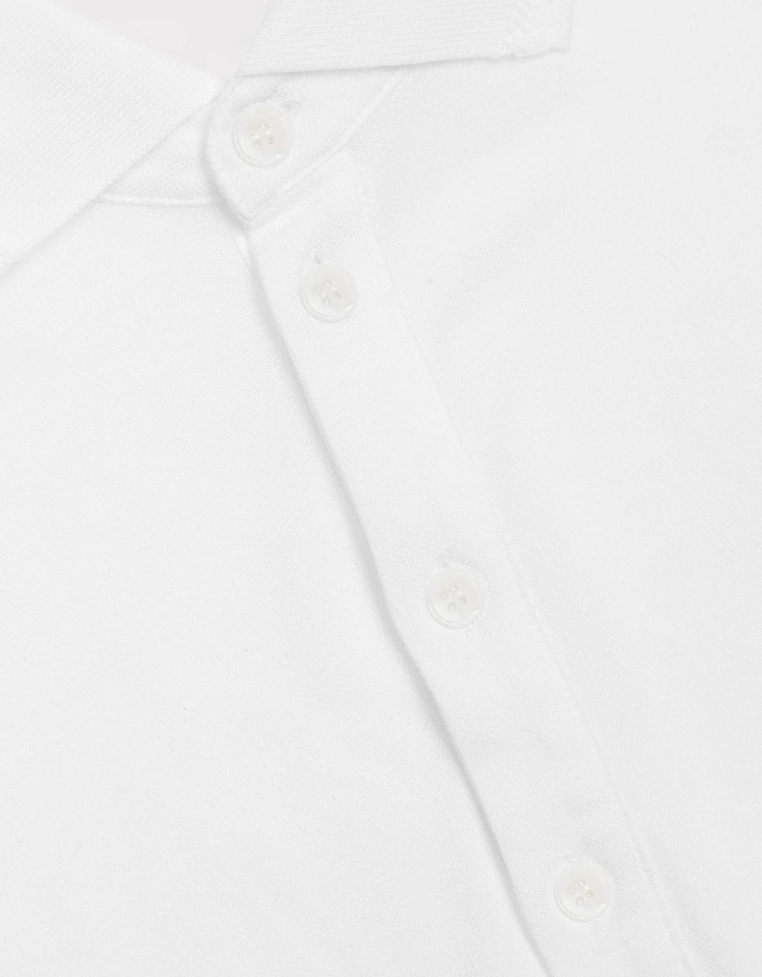 Embroidered Polo Shirt White
