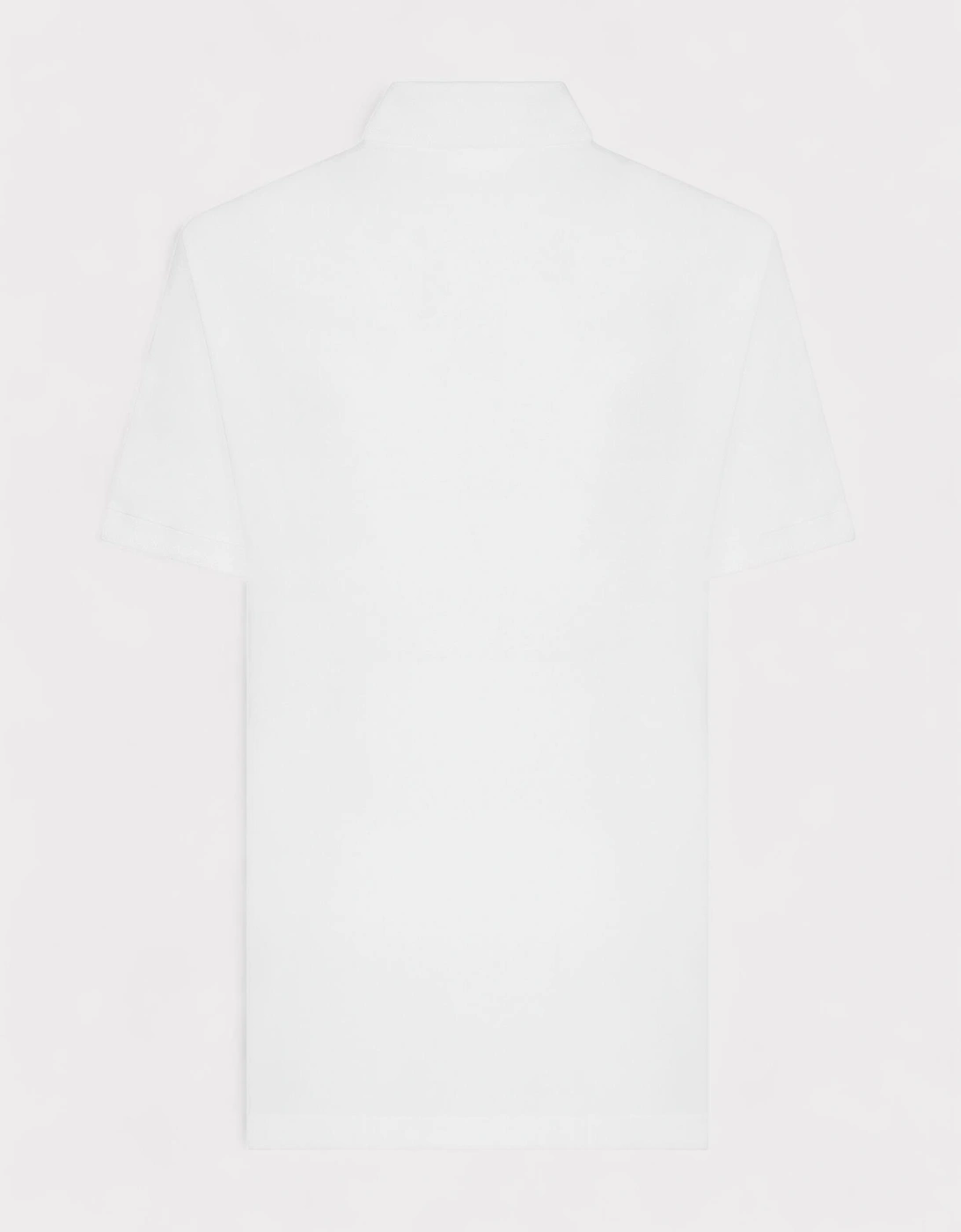 Embroidered Polo Shirt White
