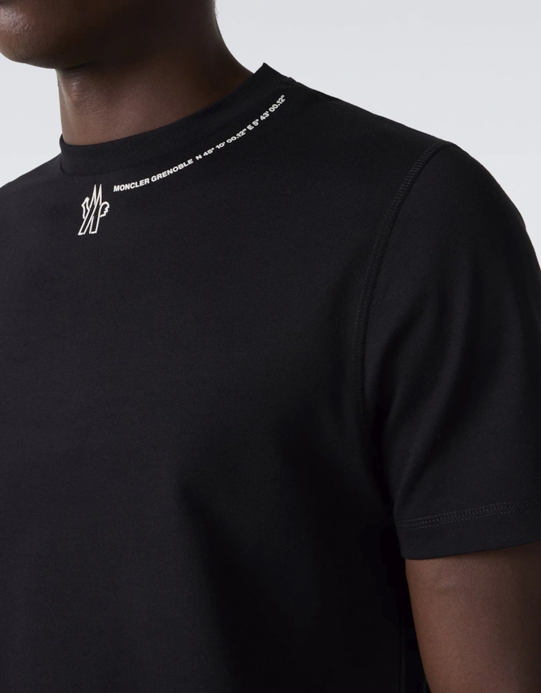 NECK BRANDING COTTON T SHIRT