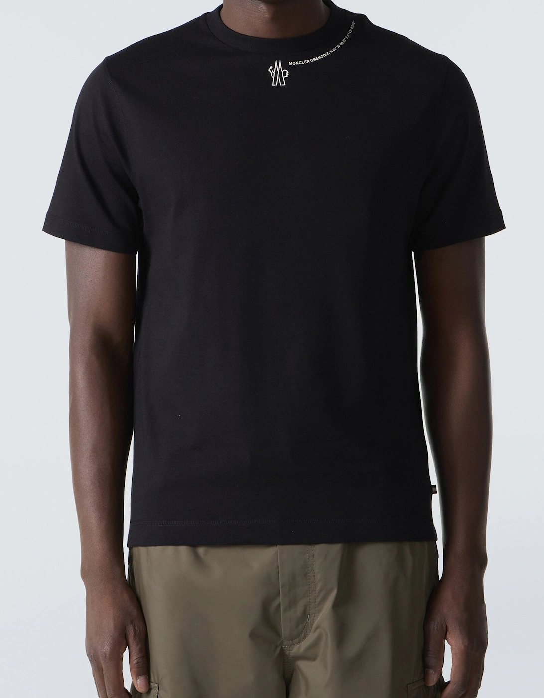 NECK BRANDING COTTON T SHIRT