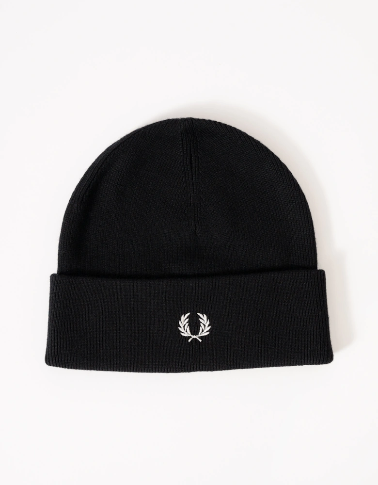 Mens Classic Beanie - Black/Snow White 843