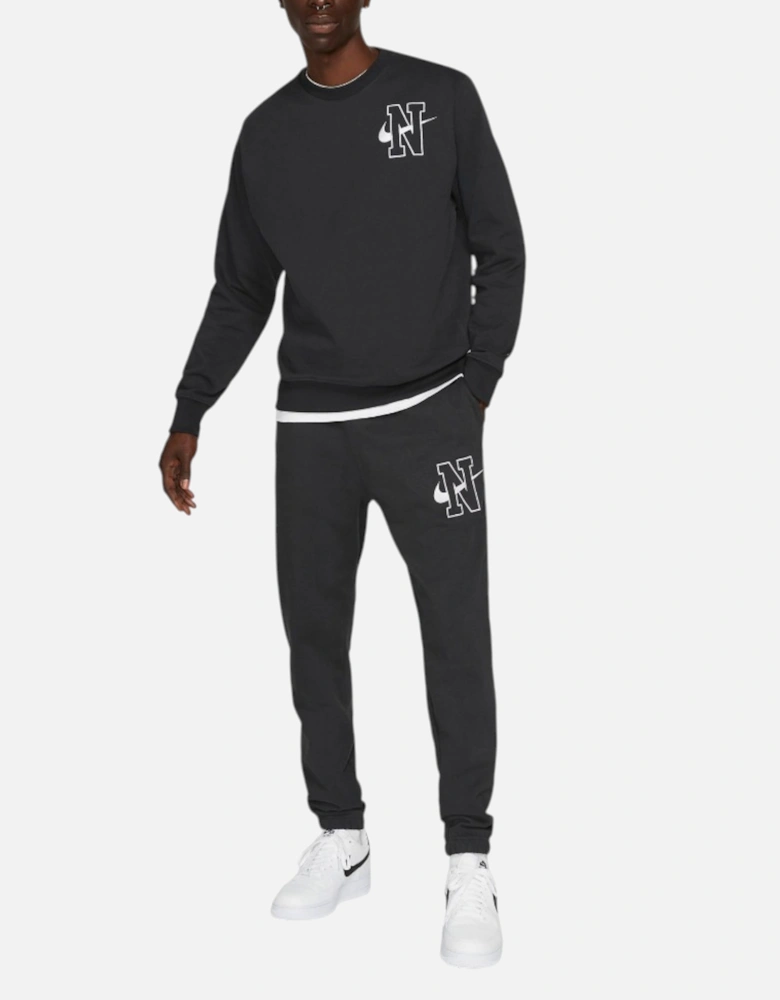 Mens Jogger Sportswear Club Men Fleece Full Pants Side Pockets Trousers