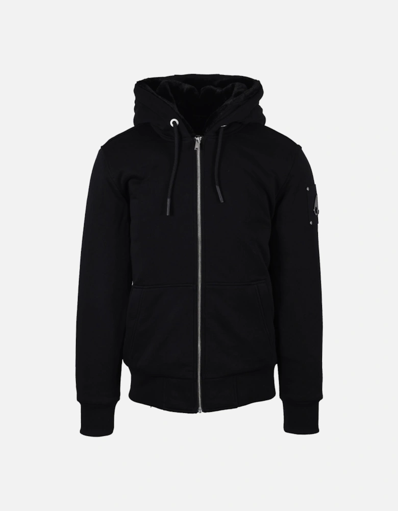 Classic Bunny Hooded Full Zip Black