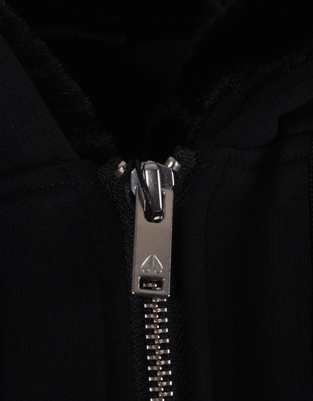 Classic Bunny Hooded Full Zip Black