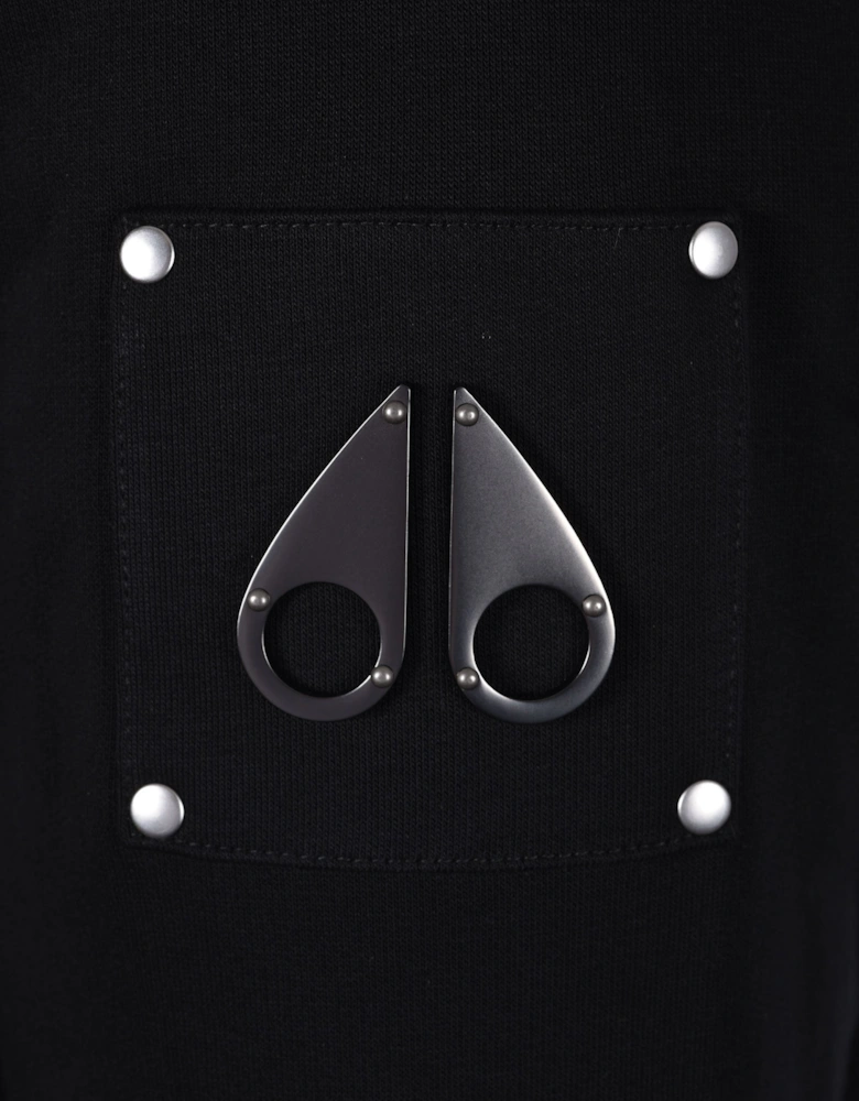 Classic Bunny Hooded Full Zip Black