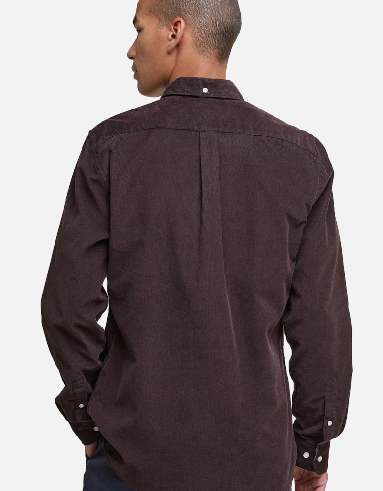 Ramsey Corduroy Shirt Dark Oak
