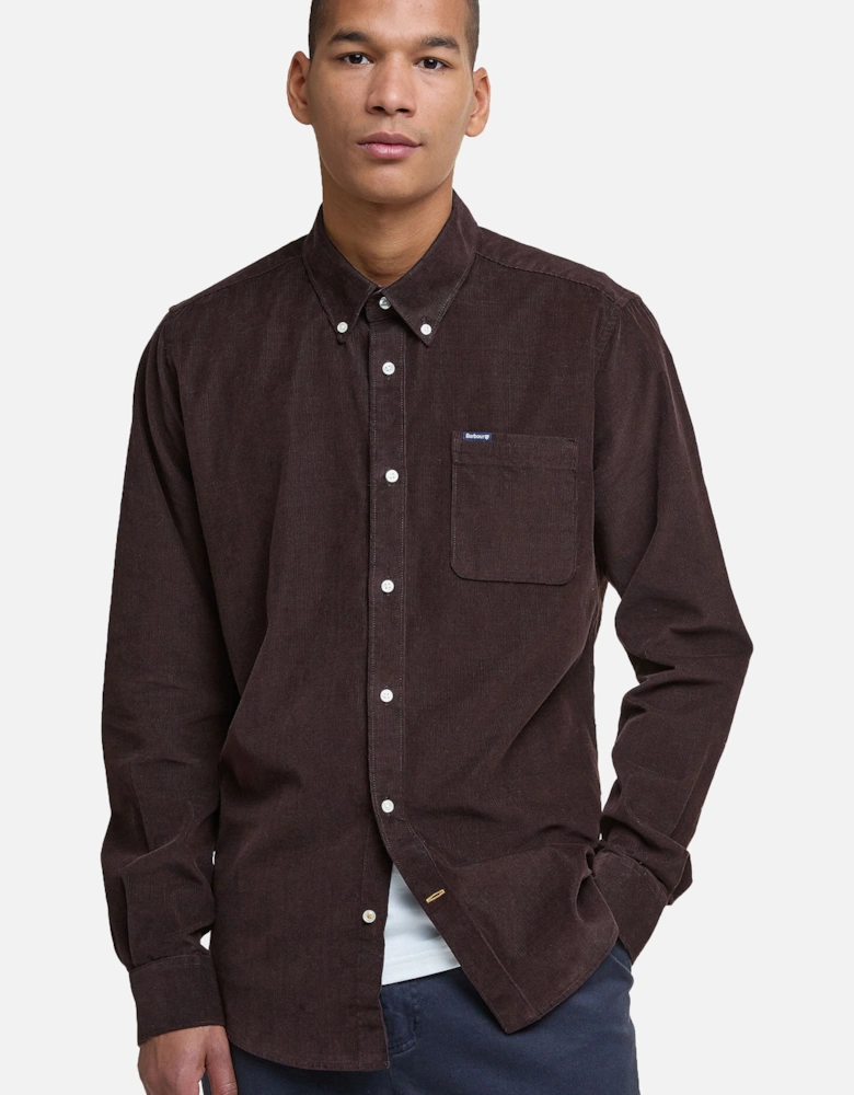 Ramsey Corduroy Shirt Dark Oak