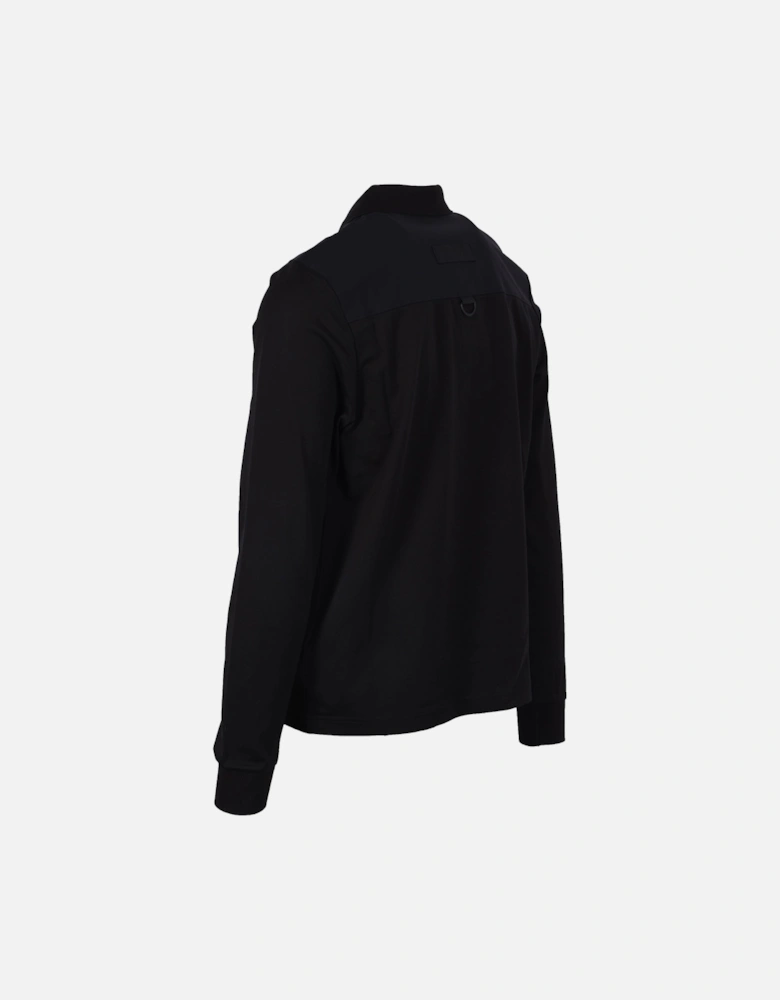Dalon Long Sleeved Polo Shirt Black