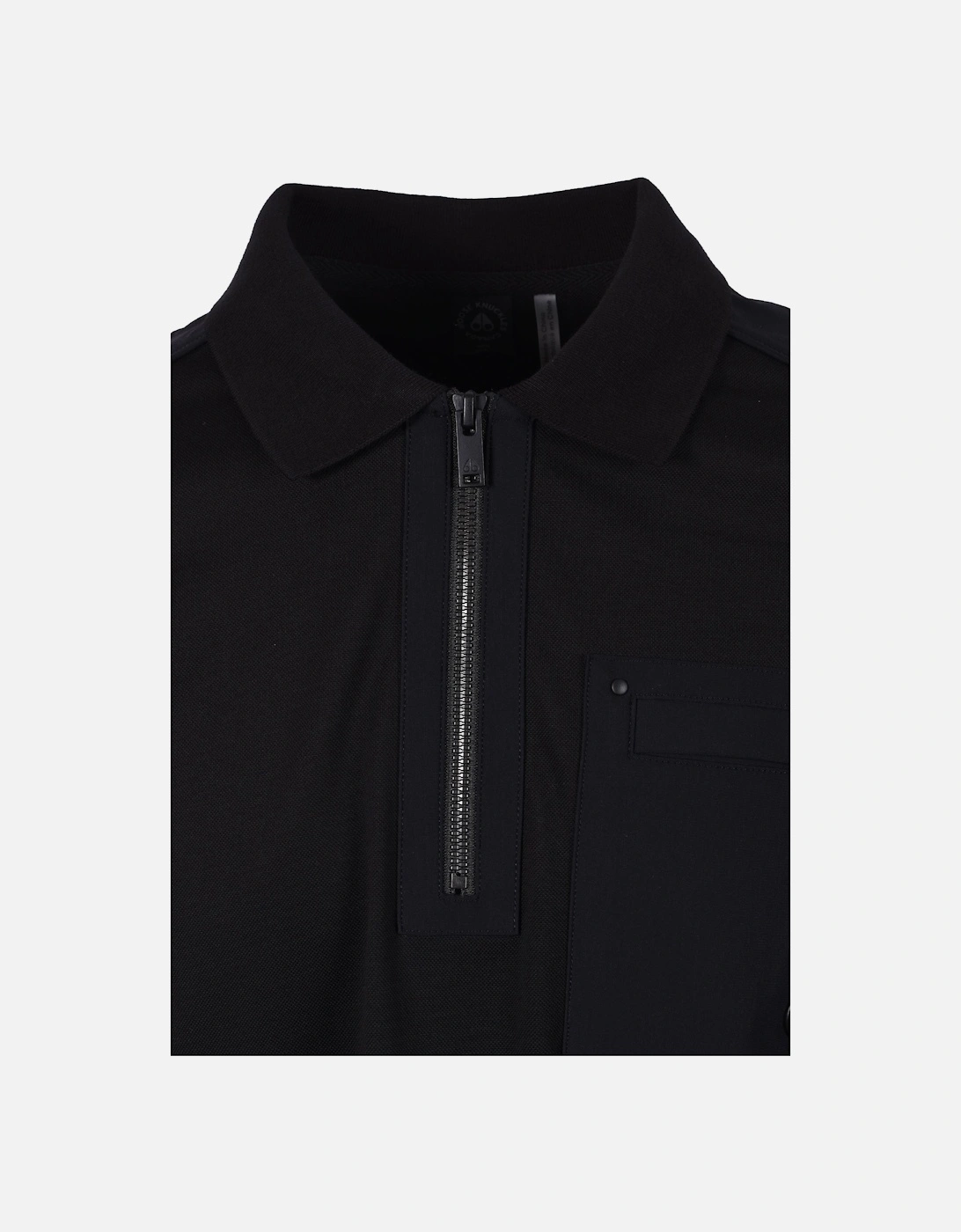 Dalon Long Sleeved Polo Shirt Black