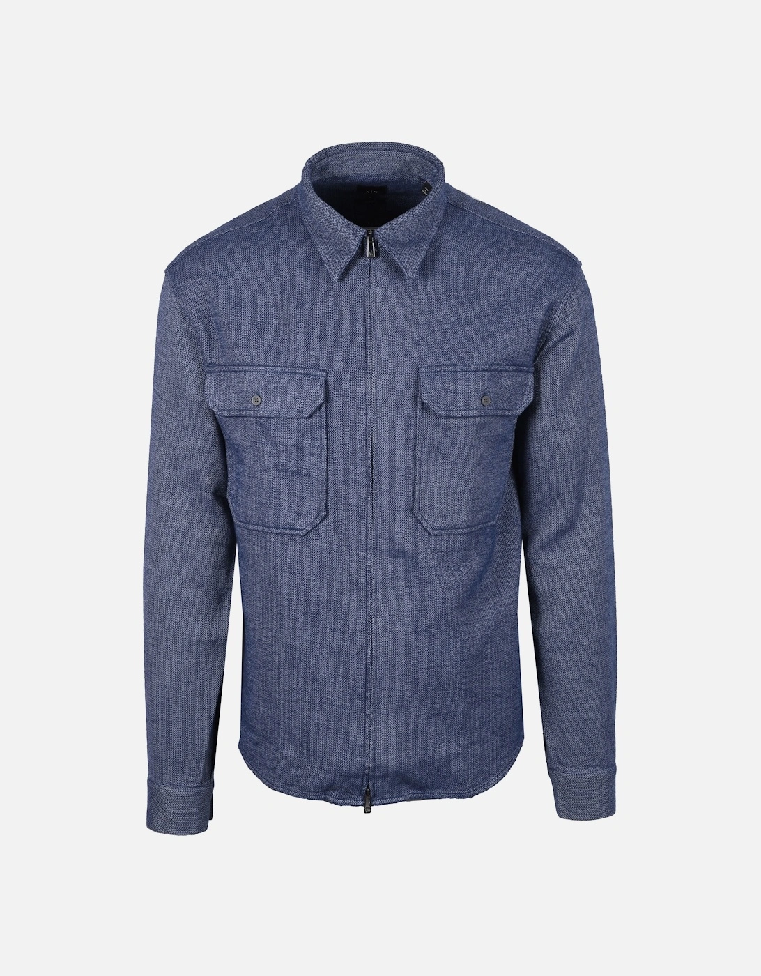 Overshirt Blue Herringbone, 5 of 4