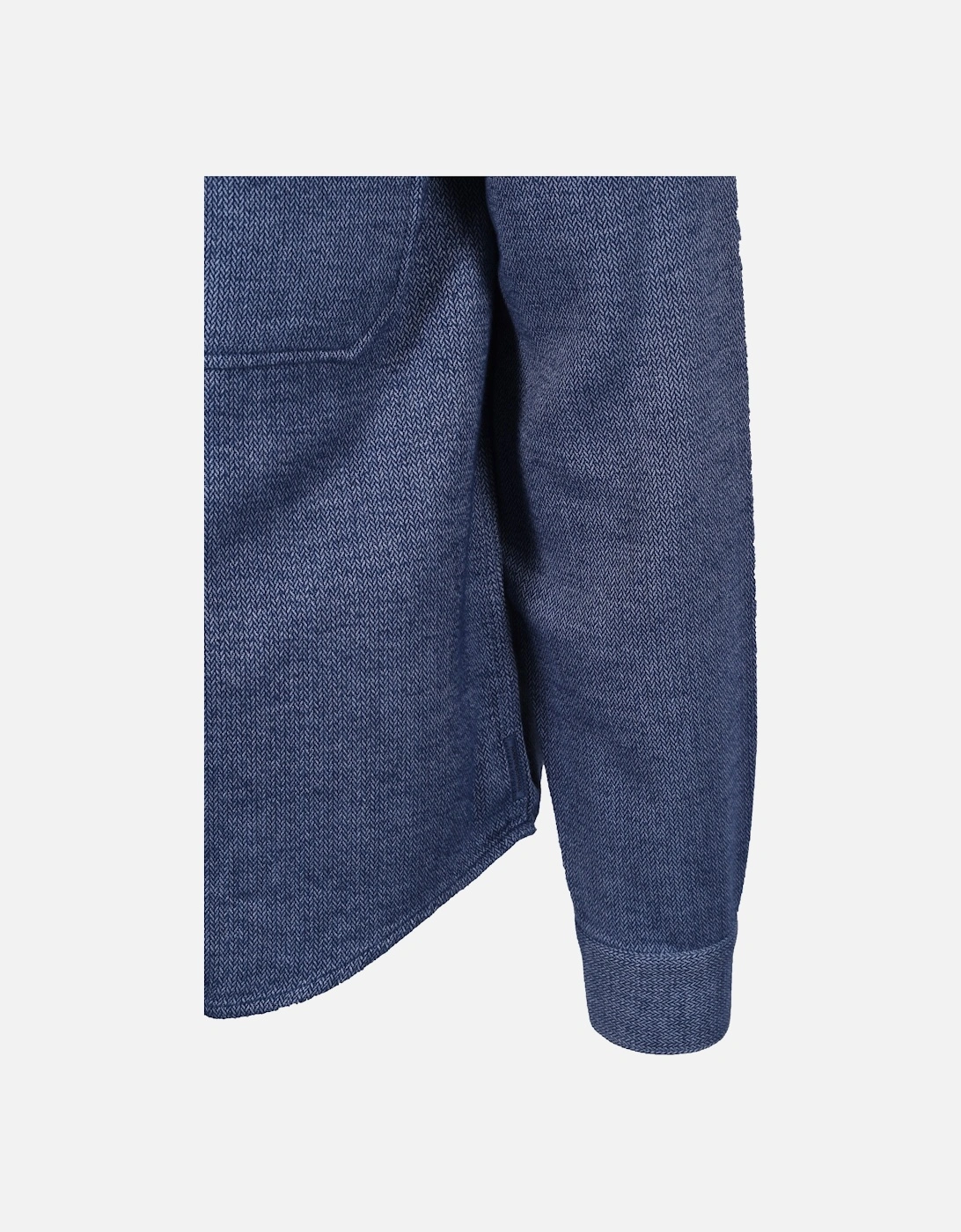 Overshirt Blue Herringbone
