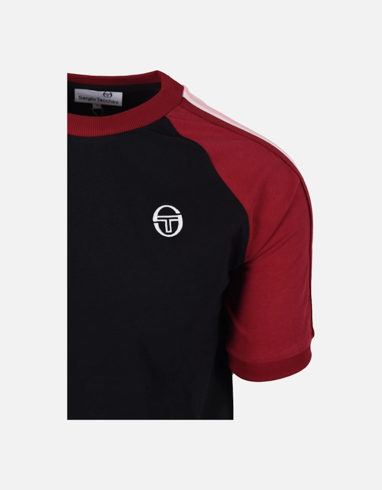 Hadow Ringer T-Shirt Black/Gardenia