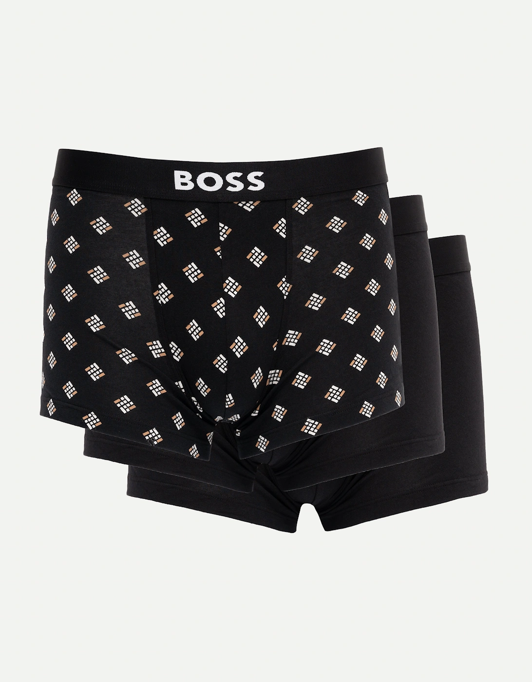 BOSS Orange ONE D 3-Pack Mens Trunks - Open Miscellaneous 979, 2 of 1