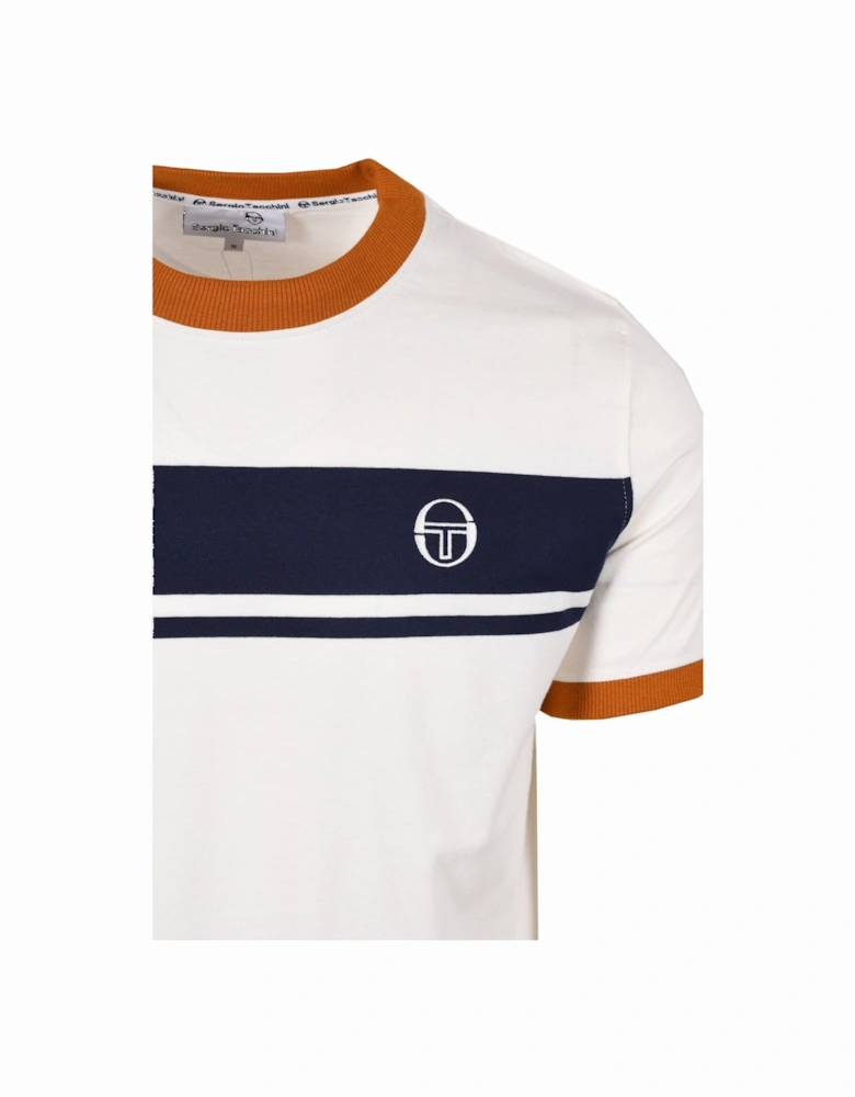 Master T-Shirt Gardenia/Maritime Blue/Pumpkin
