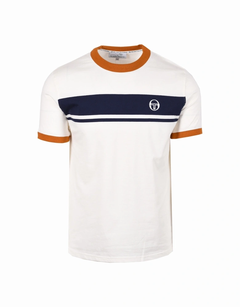 Master T-Shirt Gardenia/Maritime Blue/Pumpkin