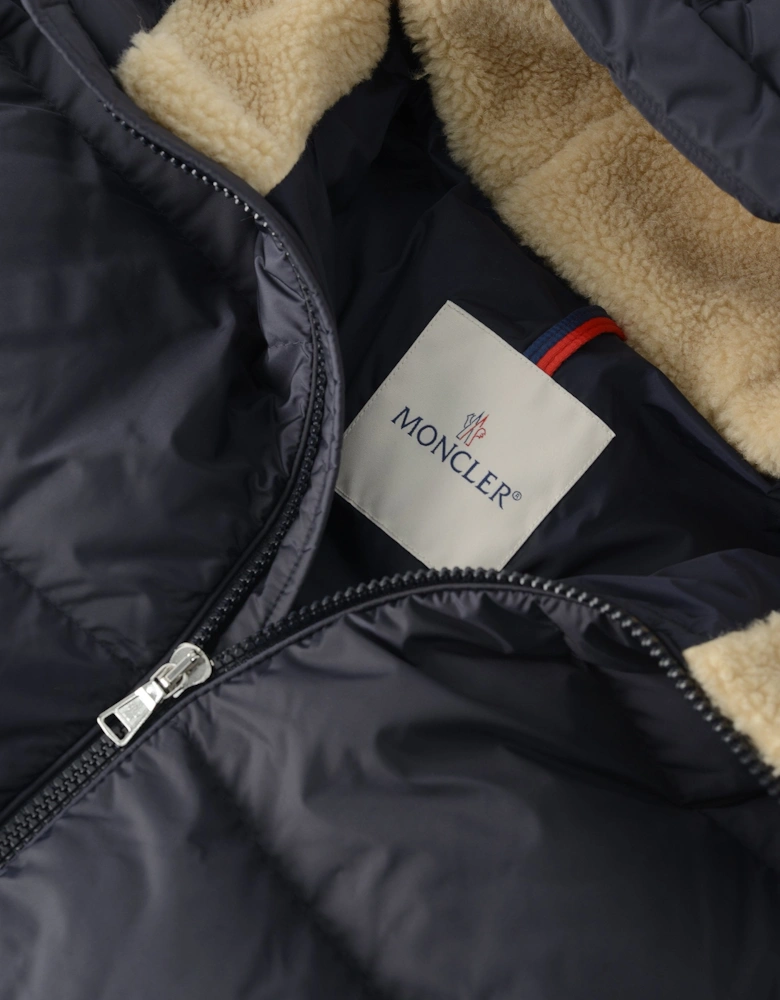 Kids Lentille Long Coat Navy
