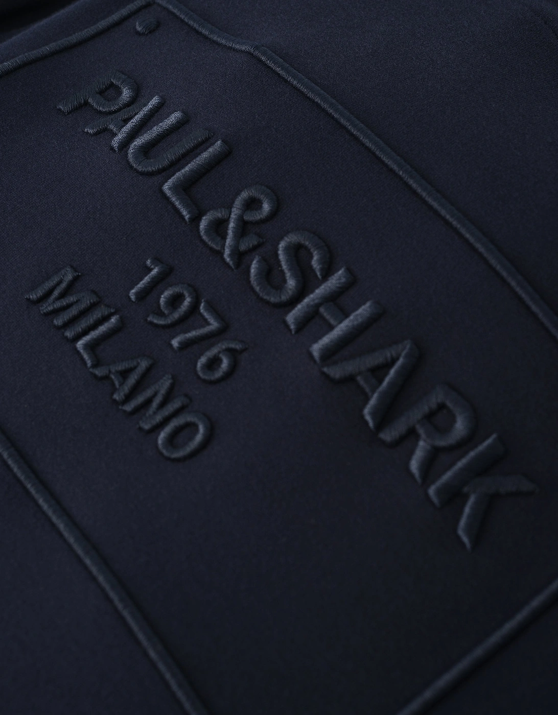 Embroidered x Soft Hoodie Navy