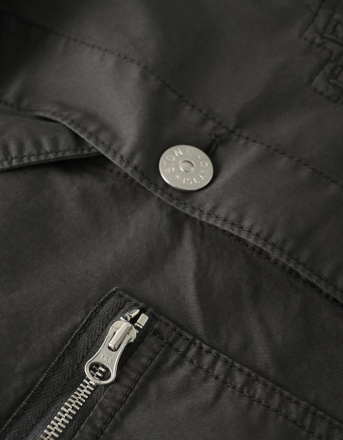 Zip Pocket SS Shirt Grey