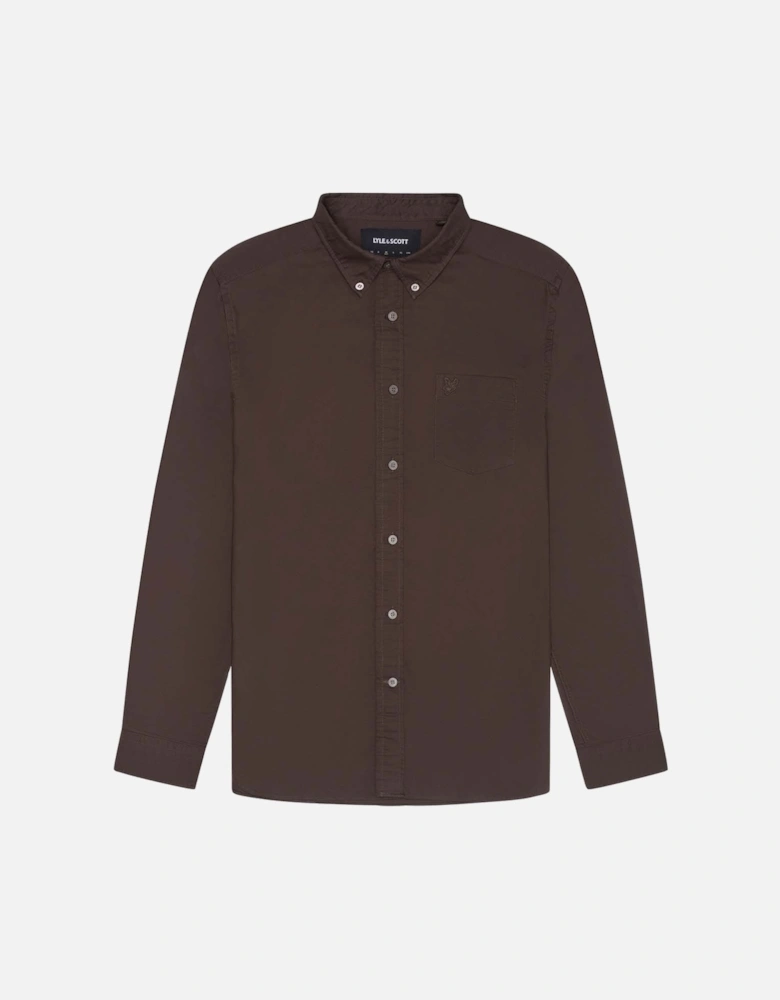 Tonal Eagle Plain Oxford Shirt