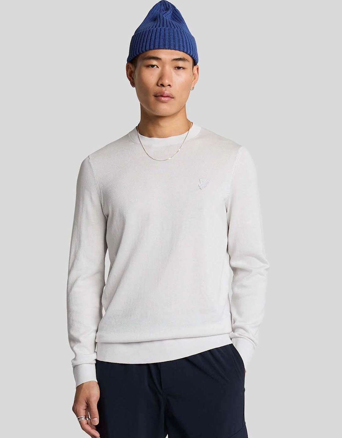 Tonal Superfine Cotton Crew Neck Jumper, 6 of 5