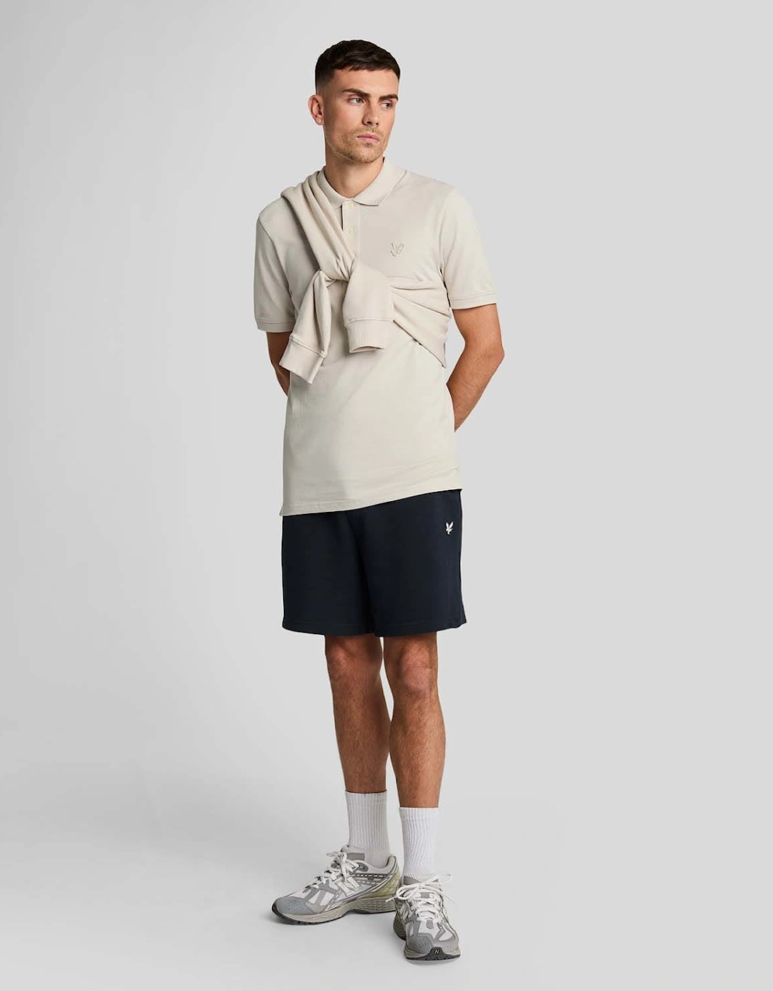 Tonal Eagle Polo Shirt
