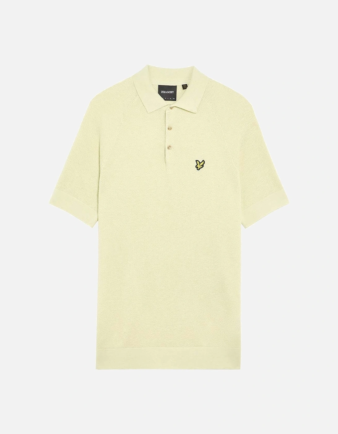 Linen Blend Knitted Polo Shirt