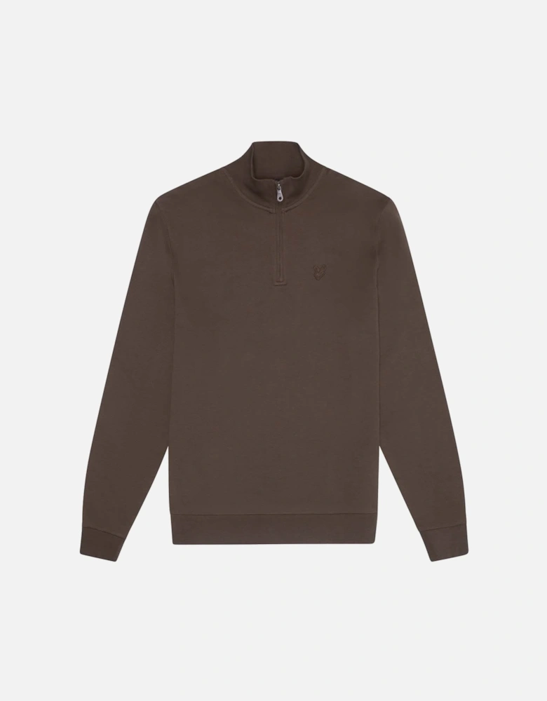 Tonal Eagle Quarter Zip Sweatshirt