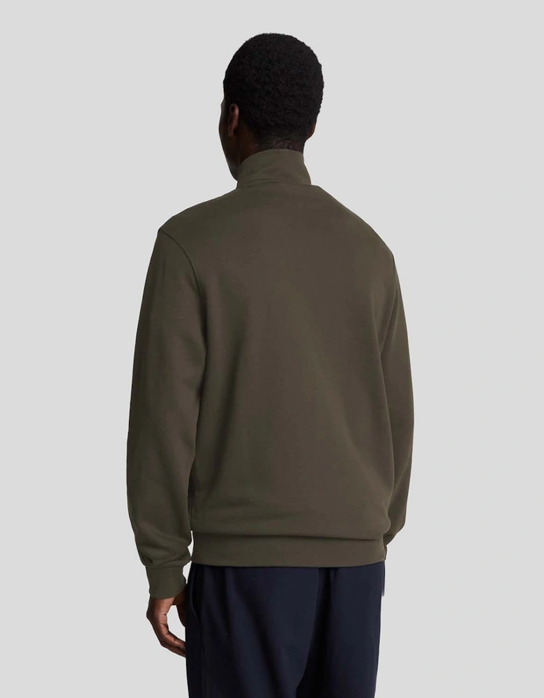 Tonal Eagle Quarter Zip Sweatshirt