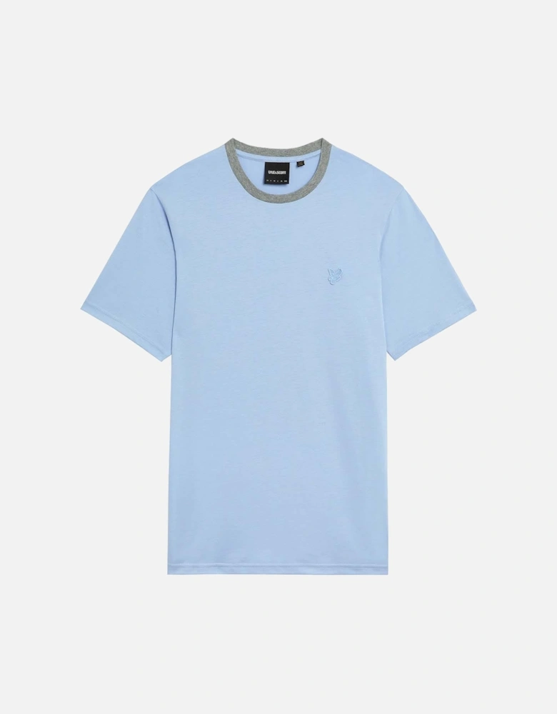 Contrast Collar Superfine T-Shirt