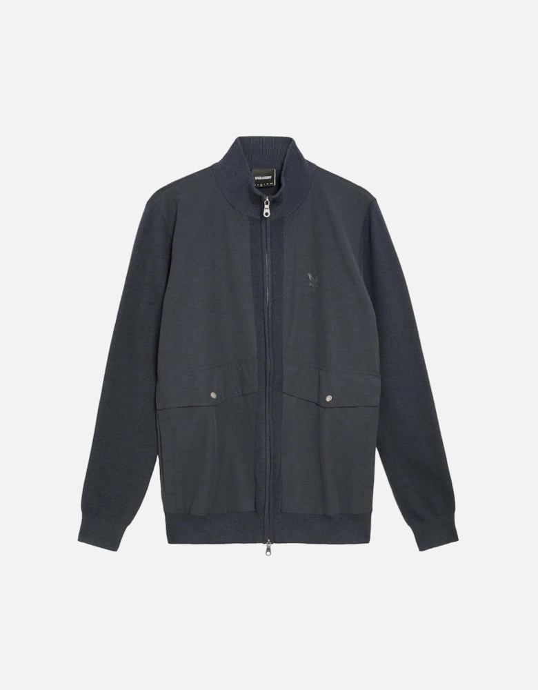 Milano Hybrid Full Zip Knitted Jacket