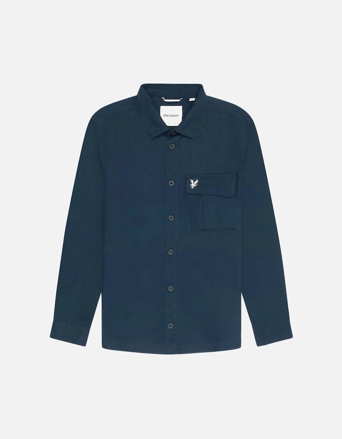 Pleated Pocket Overshirt