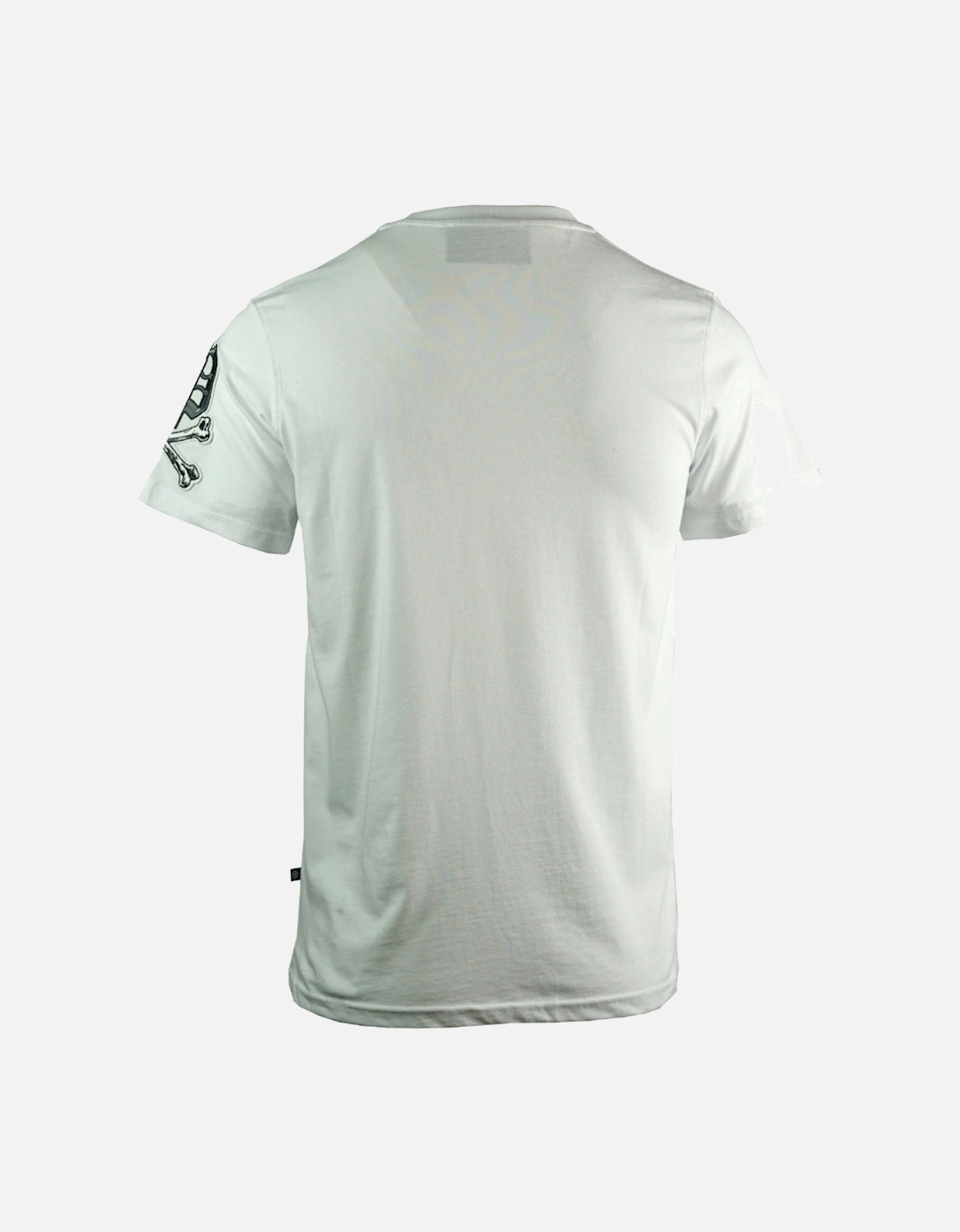 Mint Cross Bones Design White T-Shirt