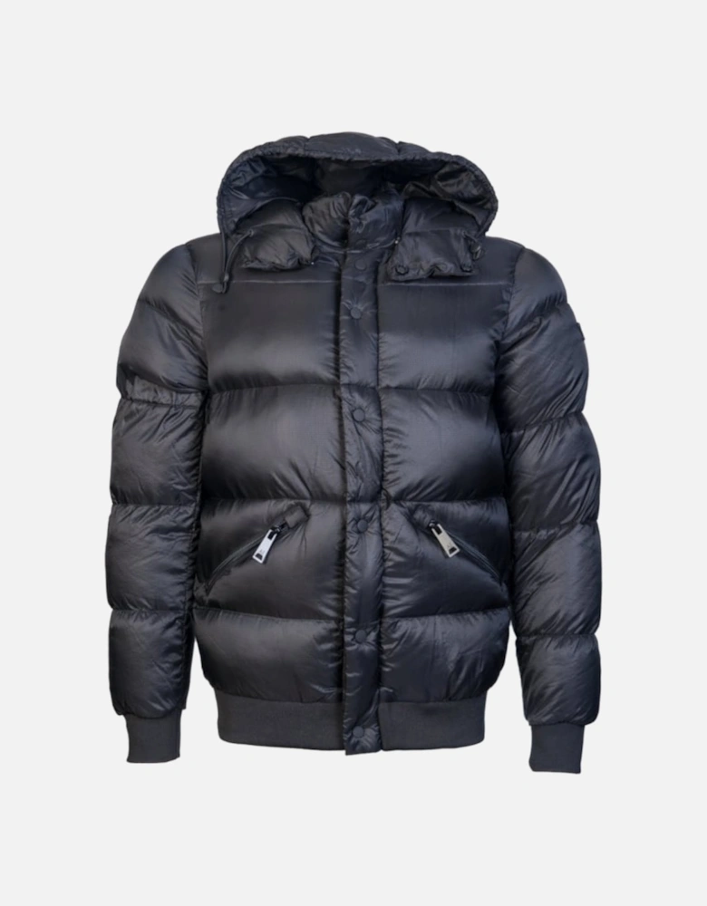 Black Hooded Jacket