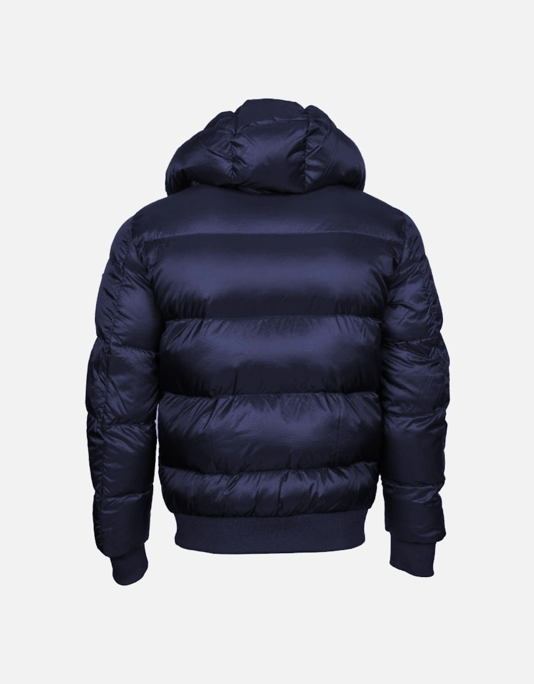 Navy Blue Hooded Jacket