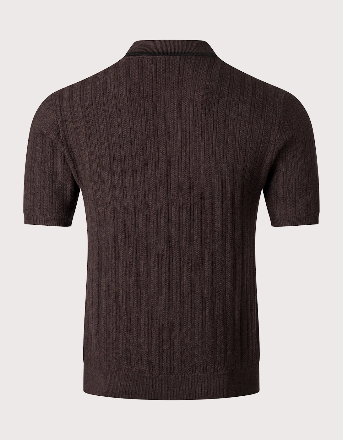 Bury Quarter Zip Knit Polo Shirt