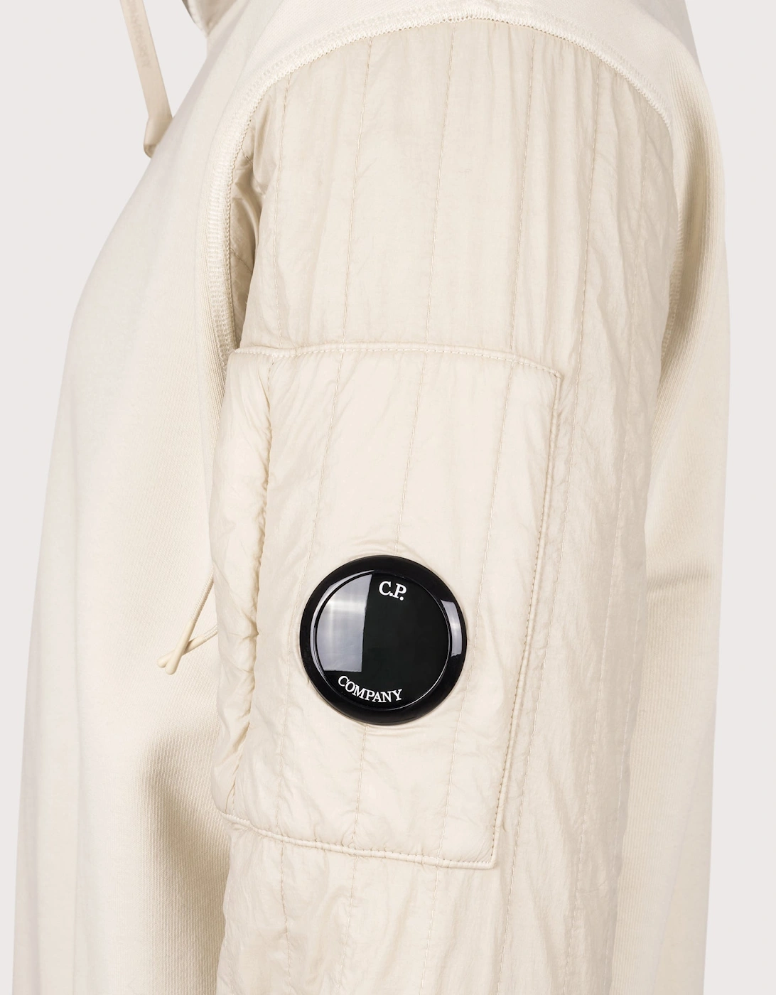 Diagonal Raised Fleece Quarter Zip Sweatshirt