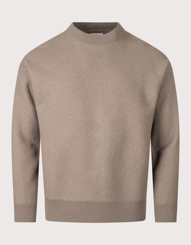 Relaxed Fit Rom Boiled Wool Jumper