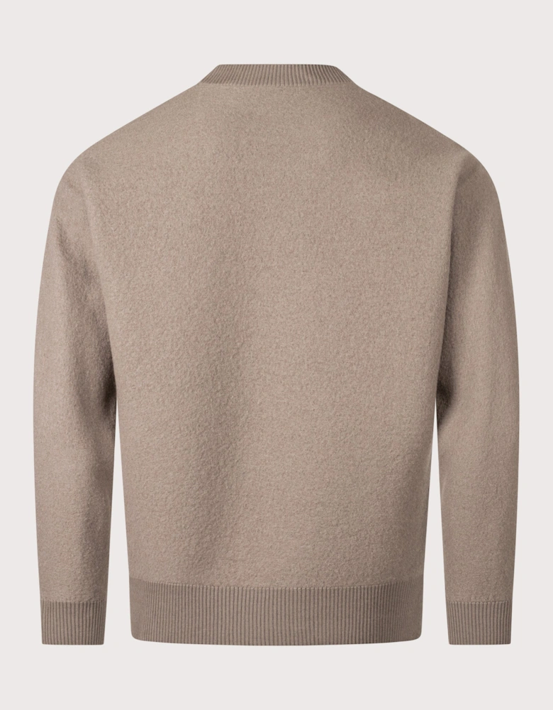 Relaxed Fit Rom Boiled Wool Jumper