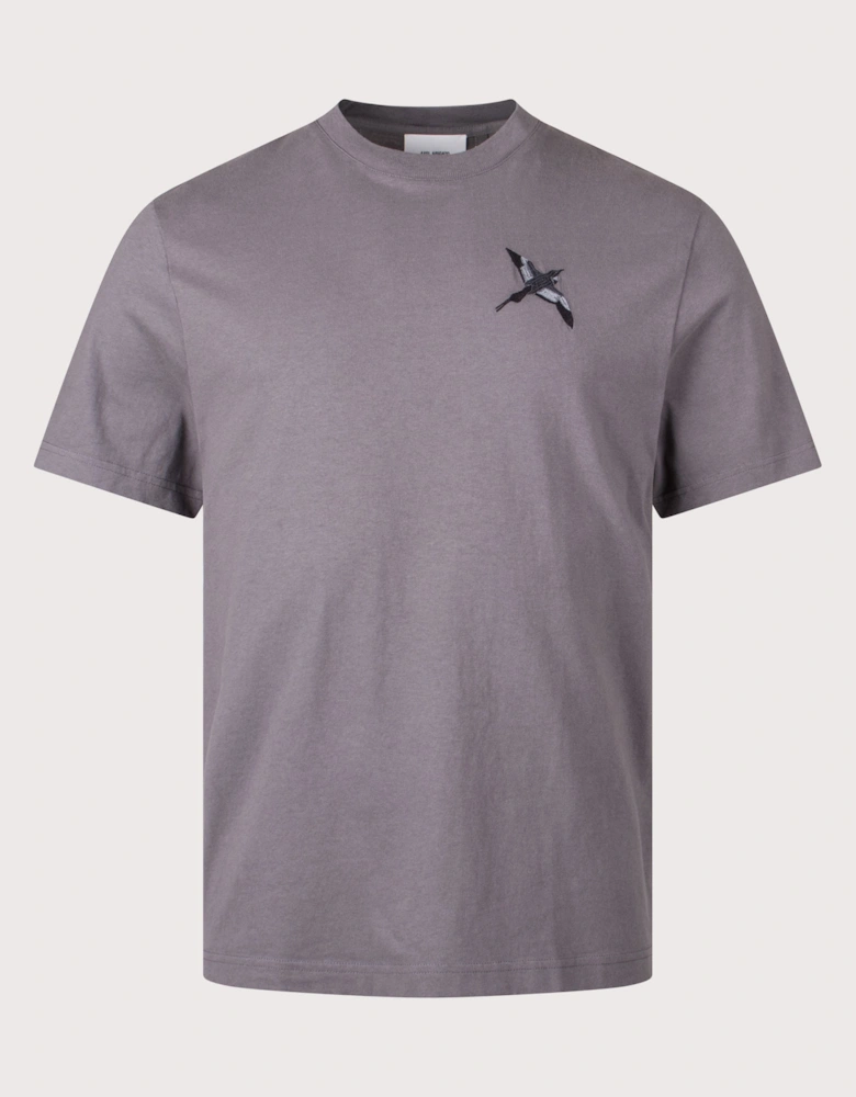 Relaxed Fit Micro Bee Bird T-Shirt