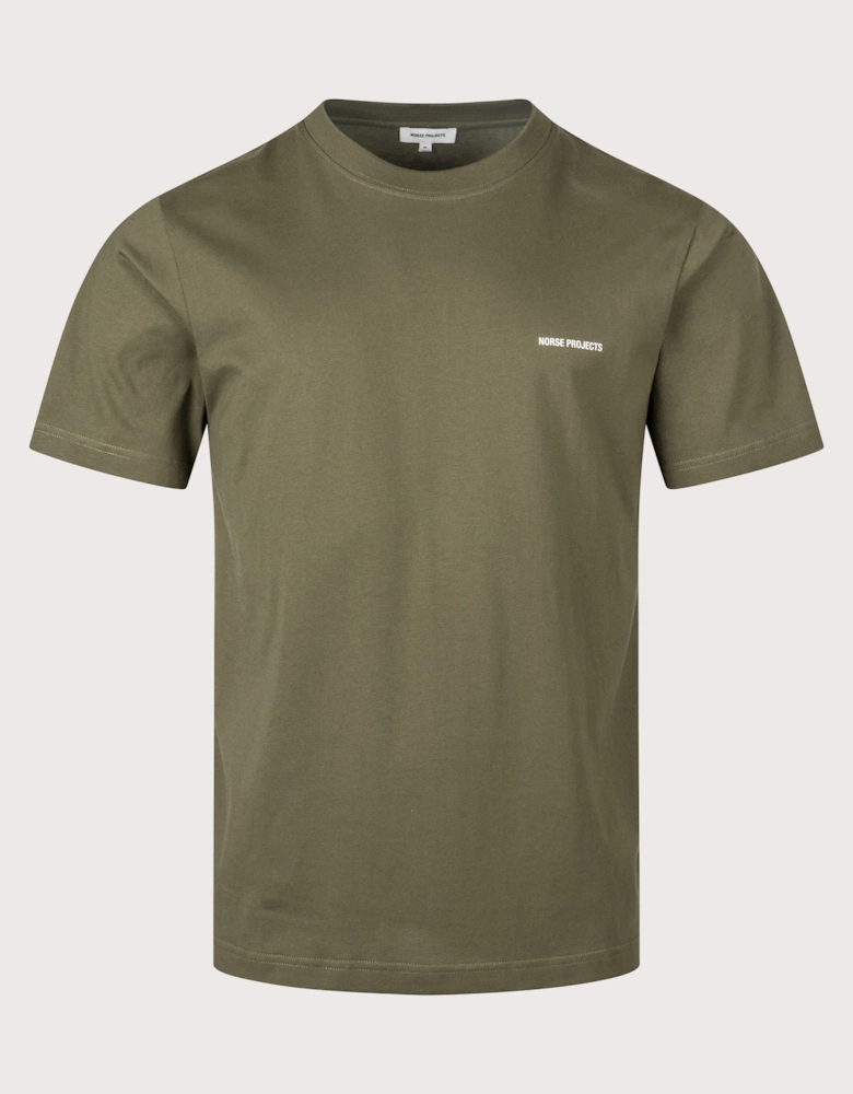 Johannes Organic Norse Logo Print T-shirt