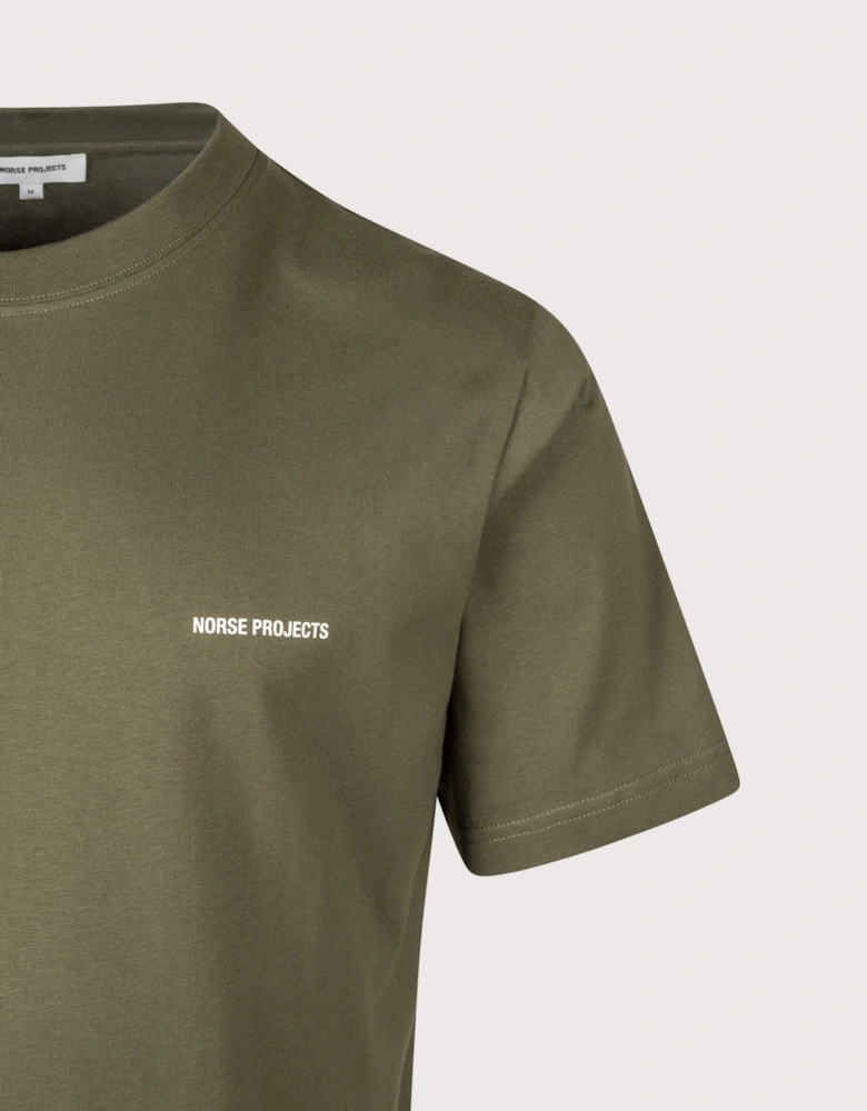 Johannes Organic Norse Logo Print T-shirt