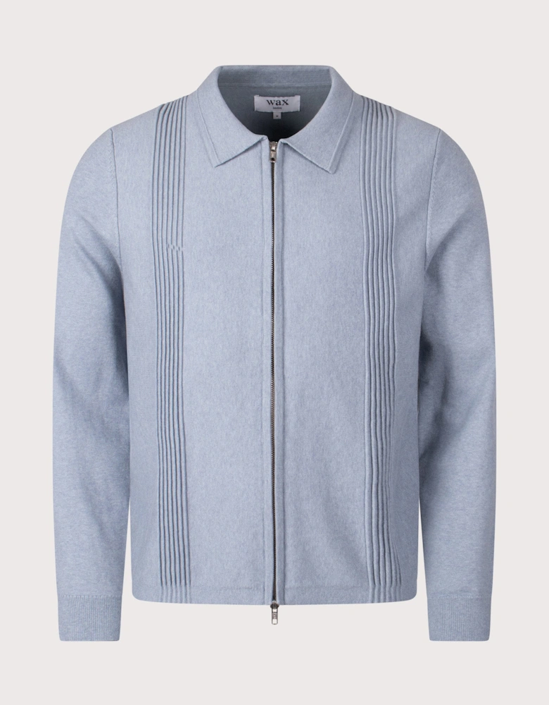Lennox Polo Collar Zip Knit
