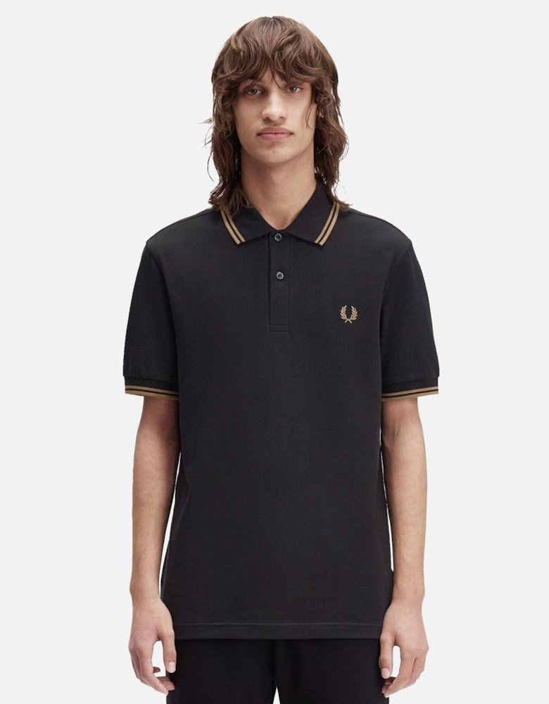 Twin Tipped Polo Shirt Black Shaded