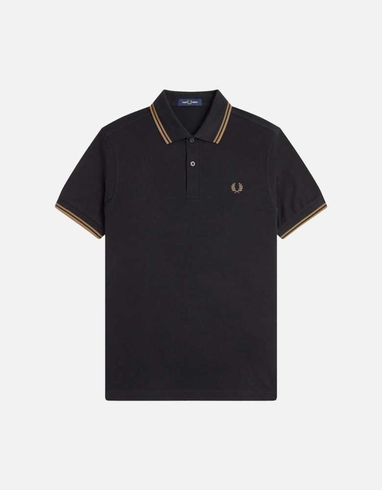 Twin Tipped Polo Shirt Black Shaded