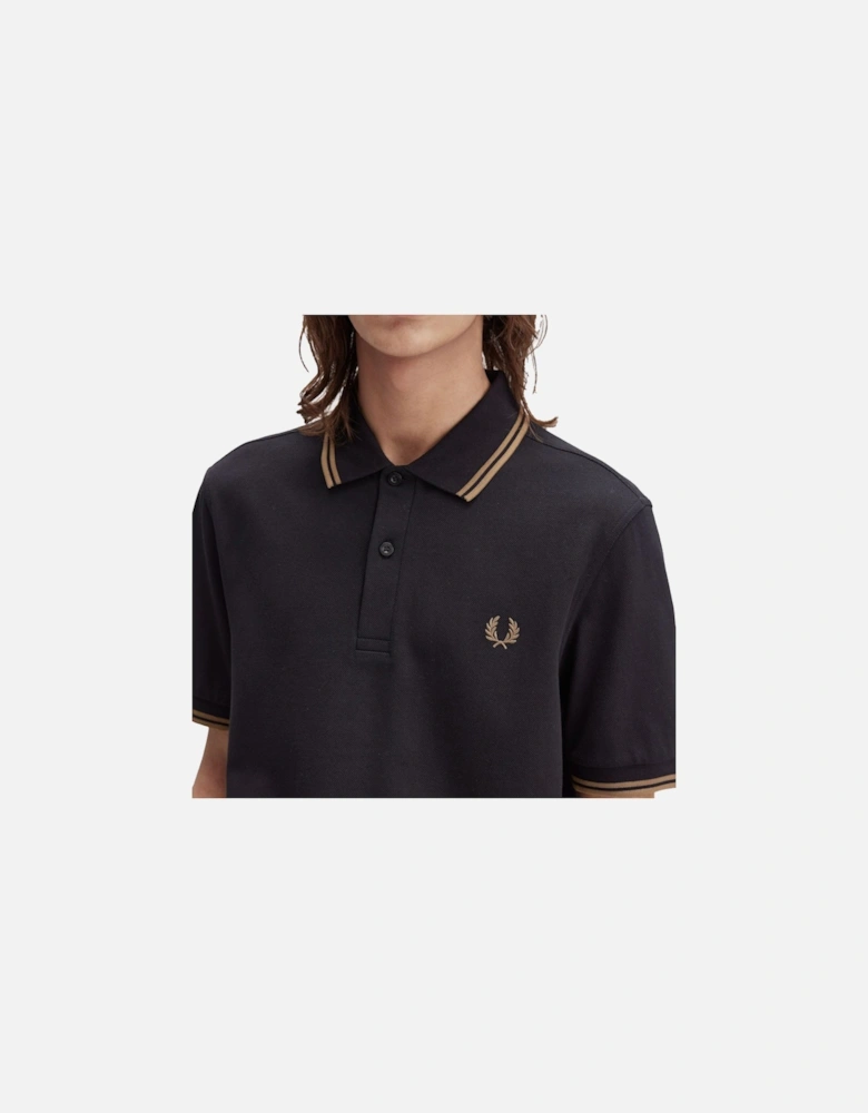 Twin Tipped Polo Shirt Black Shaded