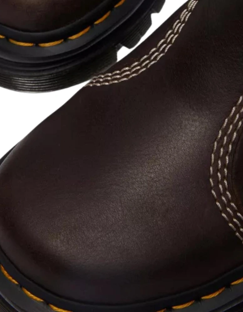 Dr. Martens Zebzag Rigger - Dark Brown Wyoming