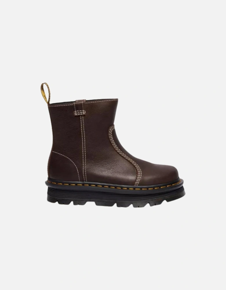 Dr. Martens Zebzag Rigger - Dark Brown Wyoming
