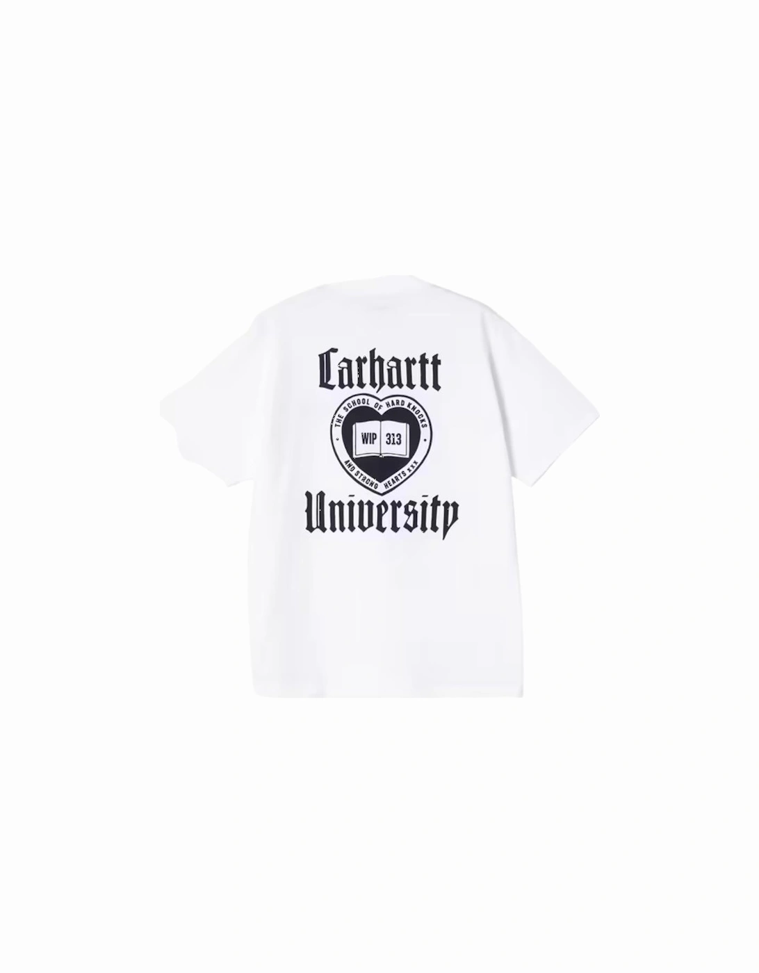 S/S Schooling Organic Cotton T-Shirt - White