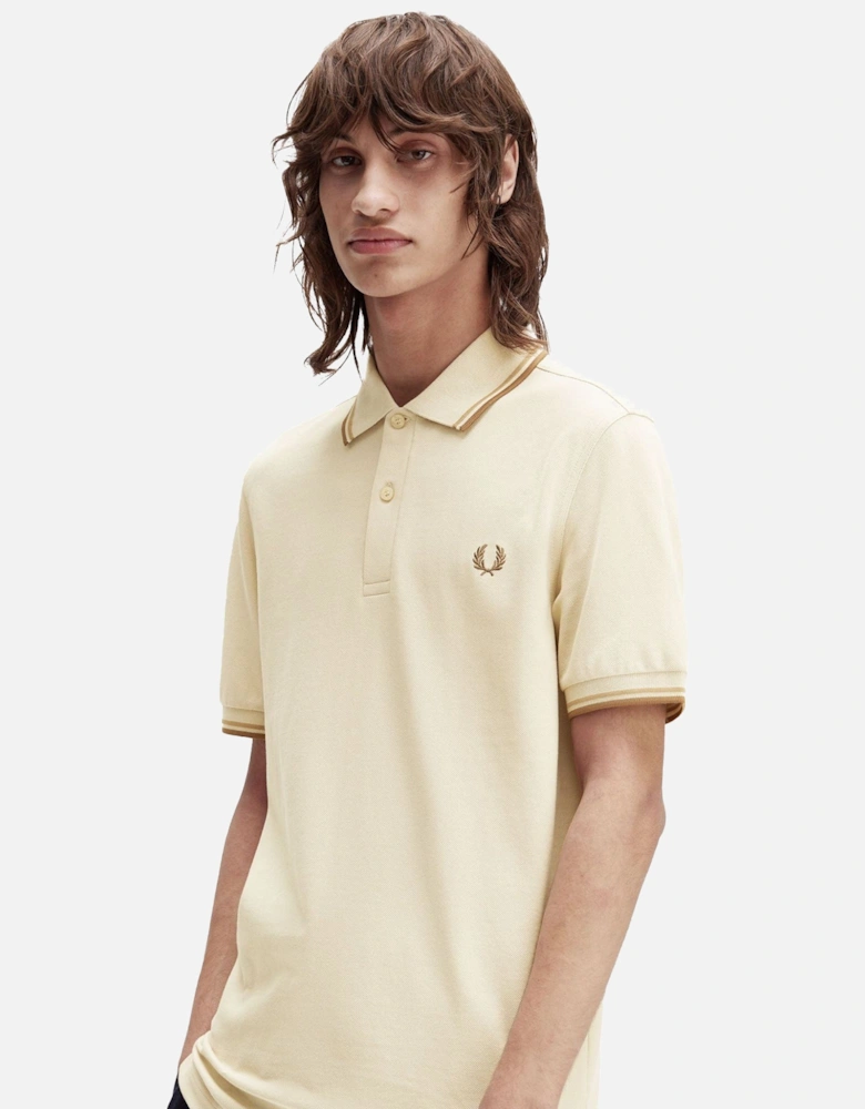 Twin Tipped Polo Shirt Oatmeal/Warm Stone/Shaded Stone